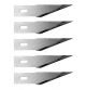 #2 Blades (5) for medium duty knife